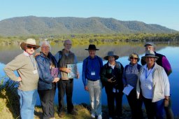 group at stingray creek looking toward dooragan